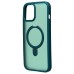 Чехол-накладка для Apple iPhone 12 Pro Max (темно-зеленый) - SM088 SafeMag
