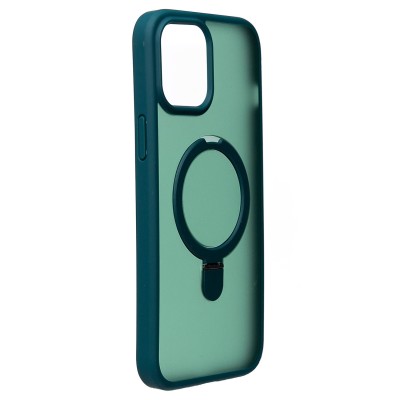 Чехол-накладка для Apple iPhone 12 Pro Max (темно-зеленый) - SM088 SafeMag