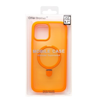 Чехол-накладка для Apple iPhone 12 Pro Max (оранжевый) - SM088 SafeMag