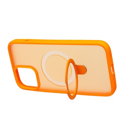 Чехол-накладка для Apple iPhone 12 Pro Max (оранжевый) - SM088 SafeMag