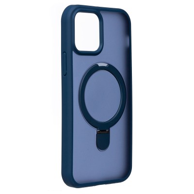 Чехол-накладка для Apple iPhone 12 (темно-синий) - SM088 SafeMag