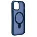 Чехол-накладка для Apple iPhone 12 (темно-синий) - SM088 SafeMag
