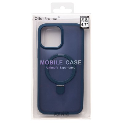 Чехол-накладка для Apple iPhone 13 Pro Max (темно-синий) - SM088 SafeMag