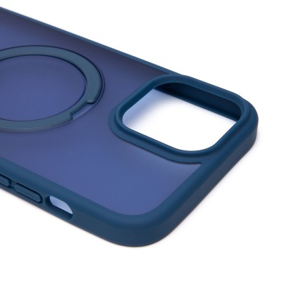 Чехол-накладка для Apple iPhone 13 Pro Max (темно-синий) - SM088 SafeMag
