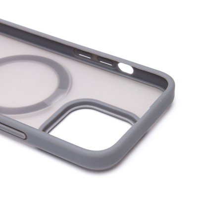 Чехол-накладка для Apple iPhone 13 Pro (серый) - SM088 SafeMag