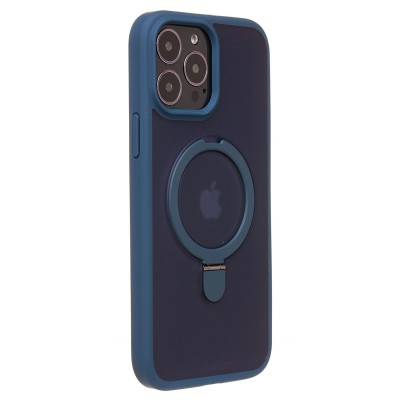 Чехол-накладка для Apple iPhone 14 Pro Max (темно-синий) - SM088 SafeMag