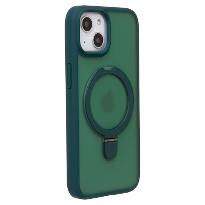 Чехол-накладка для Apple iPhone 14 (темно-зеленый) - SM088 SafeMag