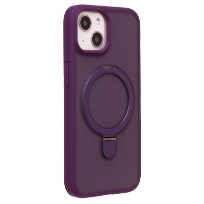 Чехол-накладка для Apple iPhone 14 (фиолетовый) - SM088 SafeMag