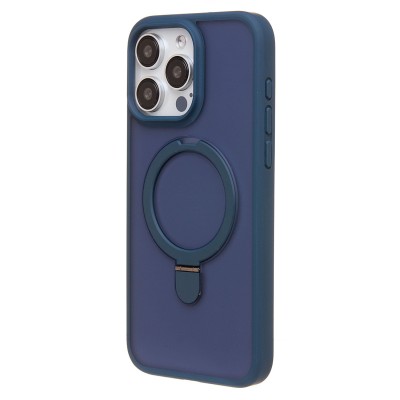 Чехол-накладка для Apple iPhone 15 Pro Max (темно-синий) - SM088 SafeMag