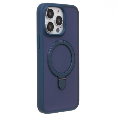 Чехол-накладка для Apple iPhone 15 Pro Max (темно-синий) - SM088 SafeMag