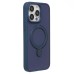 Чехол-накладка для Apple iPhone 15 Pro Max (темно-синий) - SM088 SafeMag