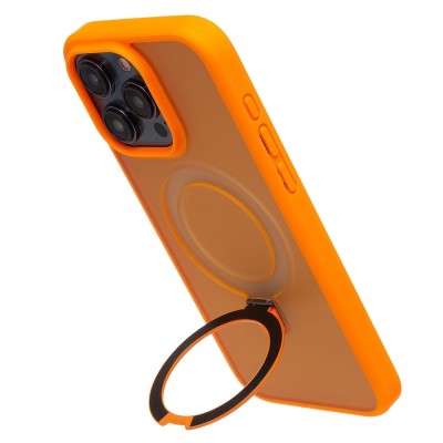 Чехол-накладка для Apple iPhone 15 Pro Max (оранжевый) - SM088 SafeMag
