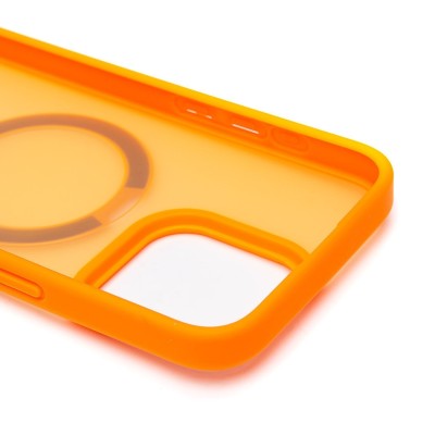 Чехол-накладка для Apple iPhone 15 Pro Max (оранжевый) - SM088 SafeMag