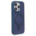 Чехол-накладка для Apple iPhone 15 Pro (темно-синий) - SM088 SafeMag