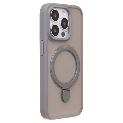 Чехол-накладка для Apple iPhone 15 Pro (серый) - SM088 SafeMag
