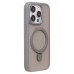 Чехол-накладка для Apple iPhone 15 Pro (серый) - SM088 SafeMag