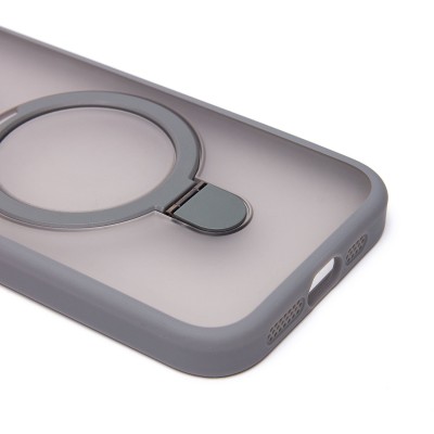 Чехол-накладка для Apple iPhone 15 Pro (серый) - SM088 SafeMag