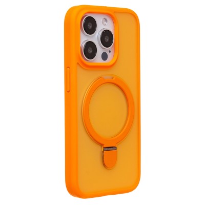 Чехол-накладка для Apple iPhone 15 Pro (оранжевый) - SM088 SafeMag