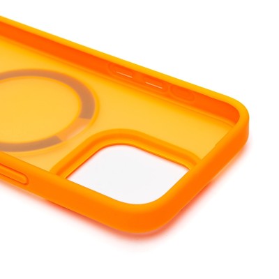 Чехол-накладка для Apple iPhone 15 Pro (оранжевый) - SM088 SafeMag
