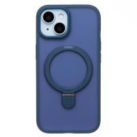 Чехол-накладка для Apple iPhone 15 (темно-синий) - SM088 SafeMag