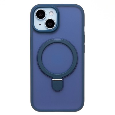 Чехол-накладка для Apple iPhone 15 (темно-синий) - SM088 SafeMag Чехол-накладка для Apple iPhone 15 (темно-синий) - SM088 SafeMag
