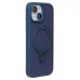 Чехол-накладка для Apple iPhone 15 (темно-синий) - SM088 SafeMag