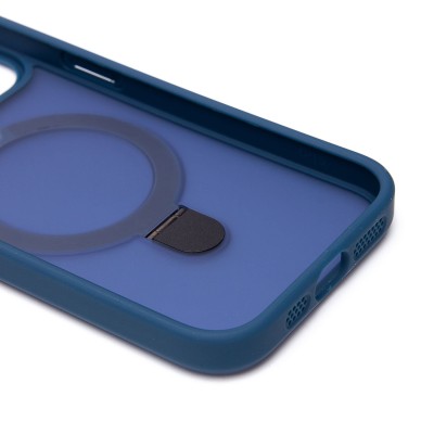 Чехол-накладка для Apple iPhone 15 (темно-синий) - SM088 SafeMag