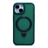 Чехол-накладка для Apple iPhone 15 (темно-зеленый) - SM088 SafeMag