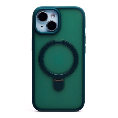 Чехол-накладка для Apple iPhone 15 (темно-зеленый) - SM088 SafeMag Чехол-накладка для Apple iPhone 15 (темно-зеленый) - SM088 SafeMag