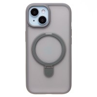 Чехол-накладка для Apple iPhone 15 (серый) - SM088 SafeMag