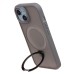 Чехол-накладка для Apple iPhone 15 (серый) - SM088 SafeMag