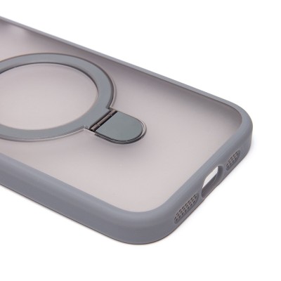 Чехол-накладка для Apple iPhone 15 (серый) - SM088 SafeMag