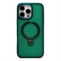 Чехол-накладка для Apple iPhone 16 Pro Max (темно-зеленый) - SM088 SafeMag