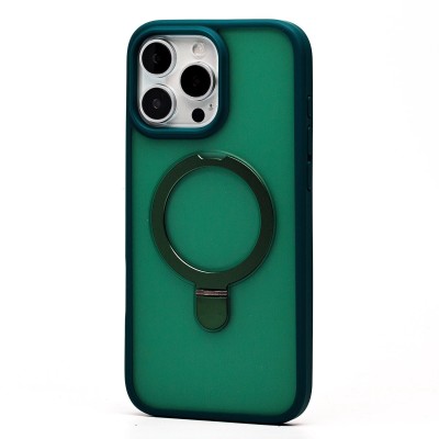Чехол-накладка для Apple iPhone 16 Pro Max (темно-зеленый) - SM088 SafeMag
