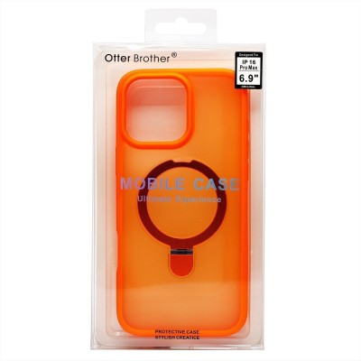 Чехол-накладка для Apple iPhone 16 Pro Max (оранжевый) - SM088 SafeMag