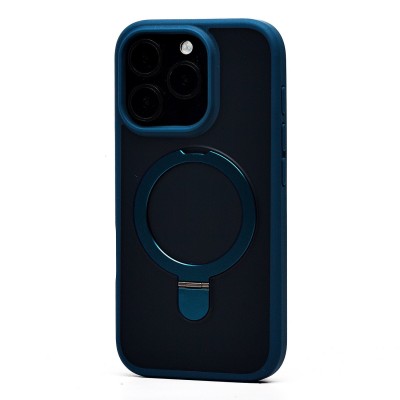 Чехол-накладка для Apple iPhone 16 Pro (темно-синий) - SM088 SafeMag