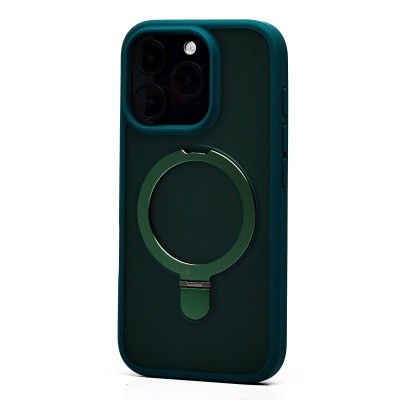 Чехол-накладка для Apple iPhone 16 Pro (темно-зеленый) - SM088 SafeMag
