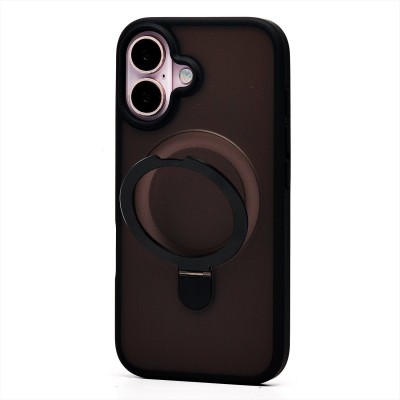 Чехол-накладка для Apple iPhone 16 (черный) - SM088 SafeMag