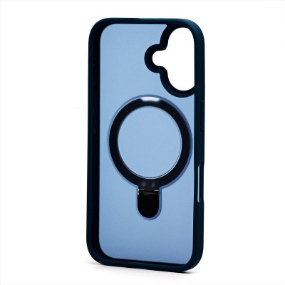 Чехол-накладка для Apple iPhone 16 (темно-синий) - SM088 SafeMag
