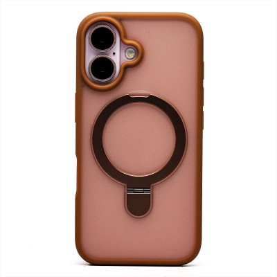 Чехол-накладка для Apple iPhone 16 (золотой) - SM088 SafeMag