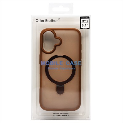 Чехол-накладка для Apple iPhone 16 (золотой) - SM088 SafeMag