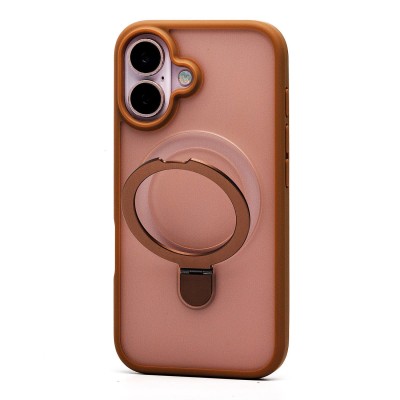 Чехол-накладка для Apple iPhone 16 (золотой) - SM088 SafeMag