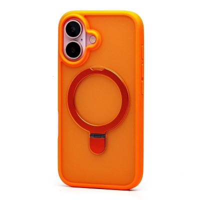 Чехол-накладка для Apple iPhone 16 (оранжевый) - SM088 SafeMag