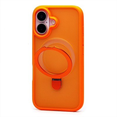 Чехол-накладка для Apple iPhone 16 (оранжевый) - SM088 SafeMag