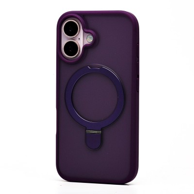 Чехол-накладка для Apple iPhone 16 (фиолетовый) - SM088 SafeMag