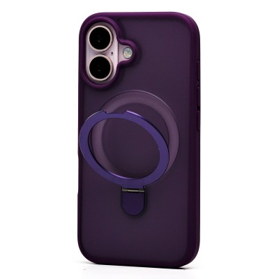 Чехол-накладка для Apple iPhone 16 (фиолетовый) - SM088 SafeMag