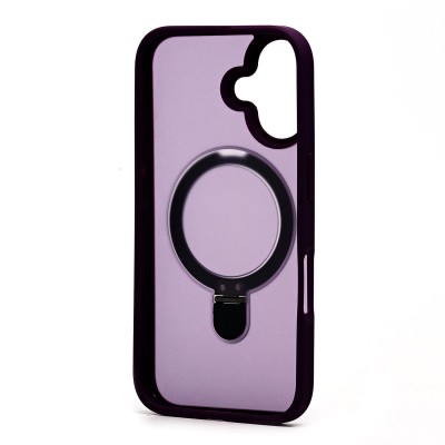 Чехол-накладка для Apple iPhone 16 (фиолетовый) - SM088 SafeMag