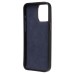 Чехол-накладка для Apple iPhone 15 Pro Max (синий) - SM089 SafeMag экокожа