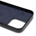Чехол-накладка для Apple iPhone 15 Pro Max (синий) - SM089 SafeMag экокожа