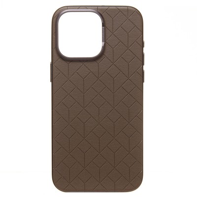 Чехол-накладка для Apple iPhone 15 Pro Max (глиняный) - SM089 SafeMag экокожа